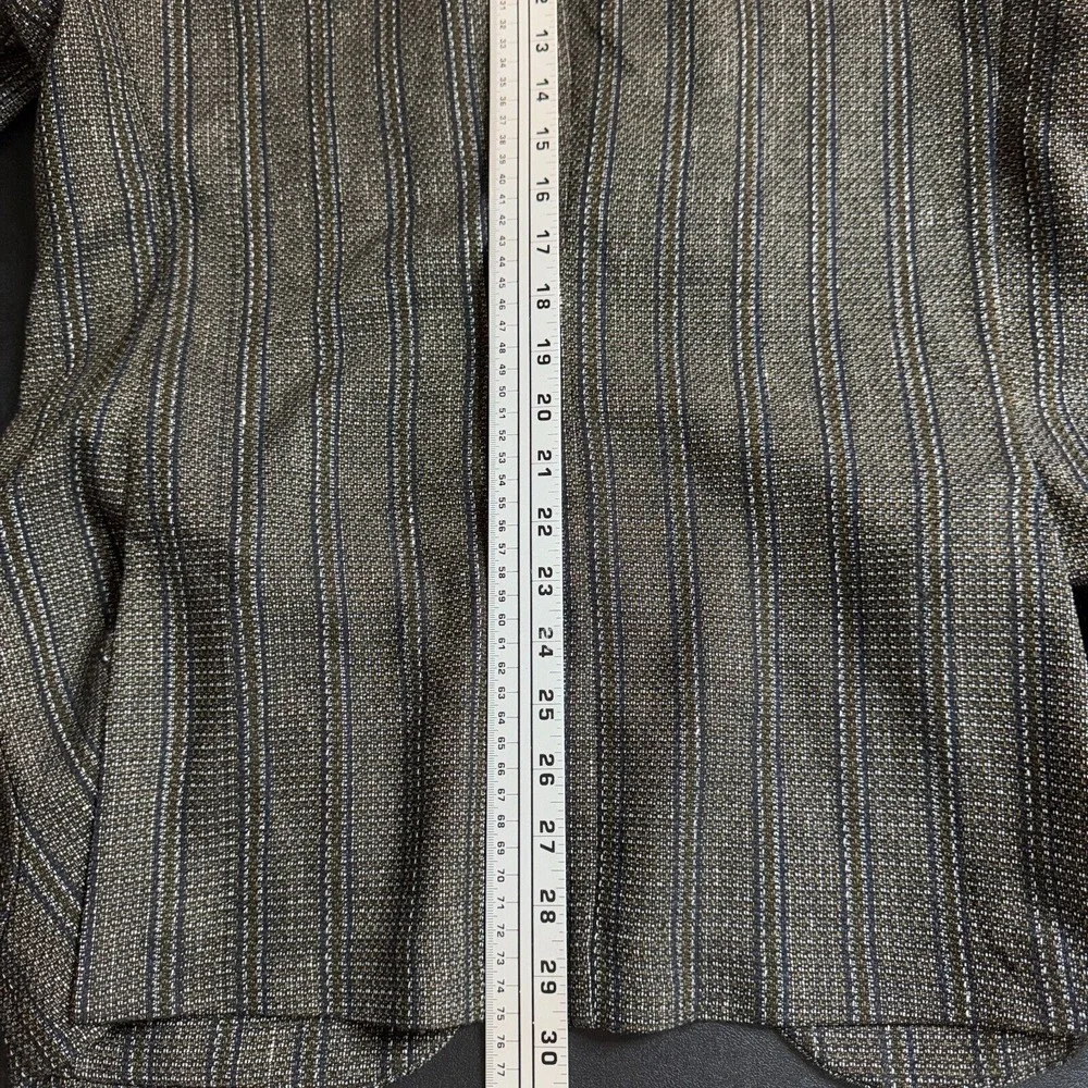 Score Michael Blazer Sport‎ Coat Mens 54 (40R) Linen Stretch Brown Stretch